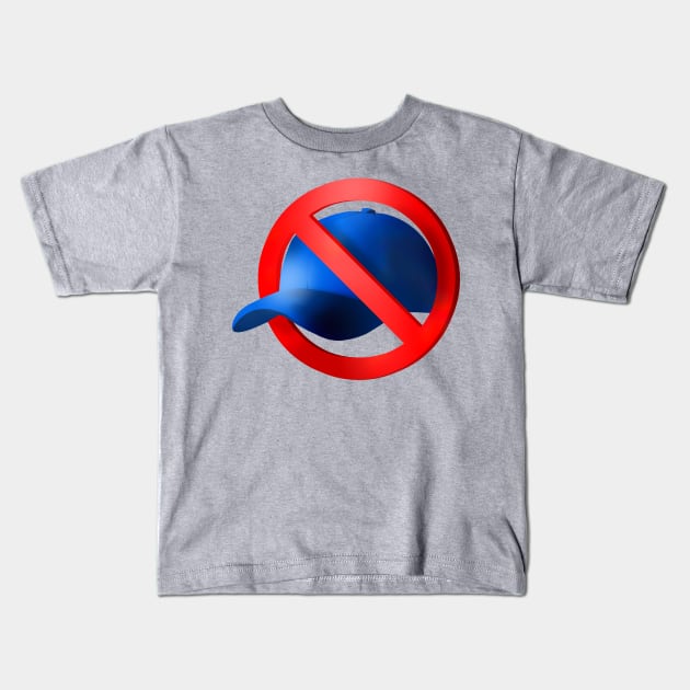 NO CAP - illustration Kids T-Shirt by CreativeOpus